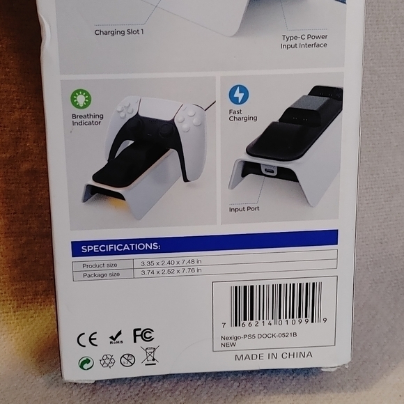 nexigo Charging Dock for PS-5 Controller - Picture 4 of 8